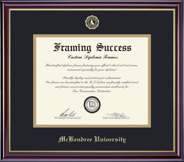 McKendree University 8.5'' x 11'' Windsor Diploma Frame