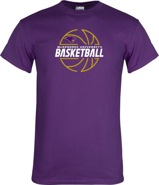 McKendree T Shirt McKendree Basketball Lined Ball - ONLINE ONLY
