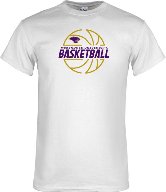 McKendree T Shirt McKendree Basketball Lined Ball - ONLINE ONLY