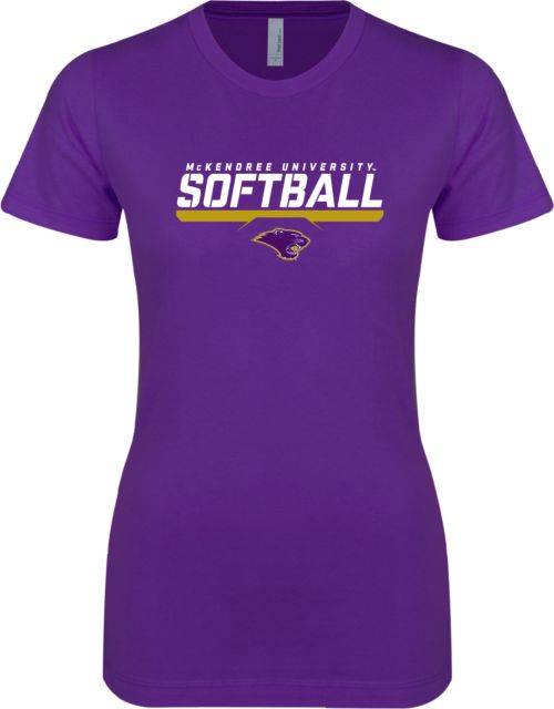 McKendree Next Level Ladies SoftStyle Junior Fitted Tee McKendree University Softball - ONLINE ONLY