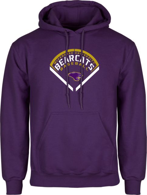McKendree Fleece Hoodie Bearcats Baseball Stencil Diamond - ONLINE ONLY