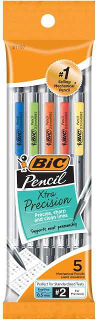 MECHANICAL PENCIL .5MM 5PK